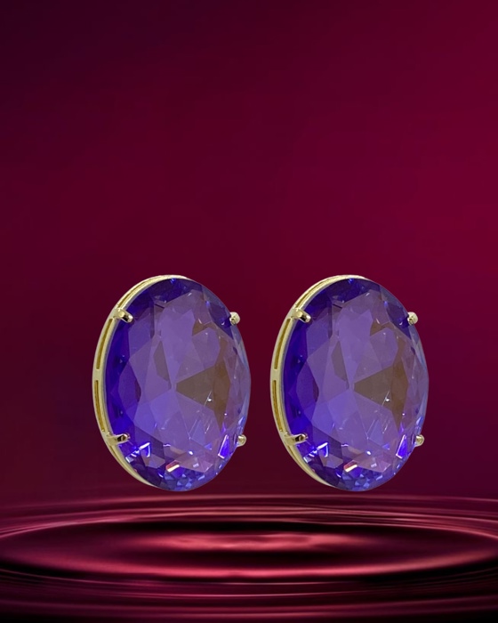 08D Brinco Jade roxo