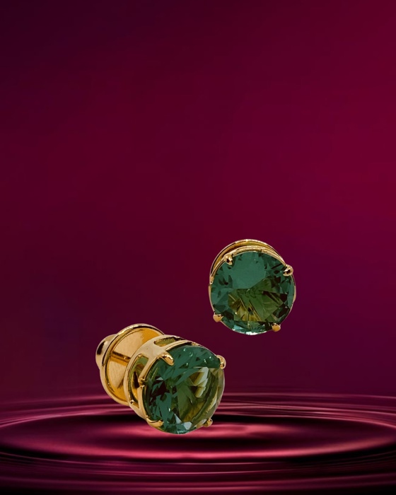 06h Brinco Dada verde ouro