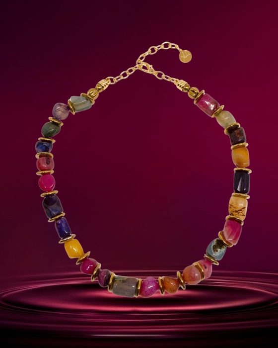 05G Colar Barbara pedra natural