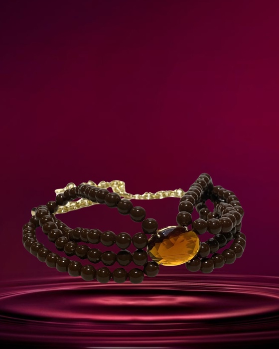 01P Choker Laura marrom