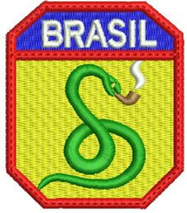 PATCH BORDADO FEB FORÇA EXPEDICIONÁRIA BRASILEIRA OFICIAL