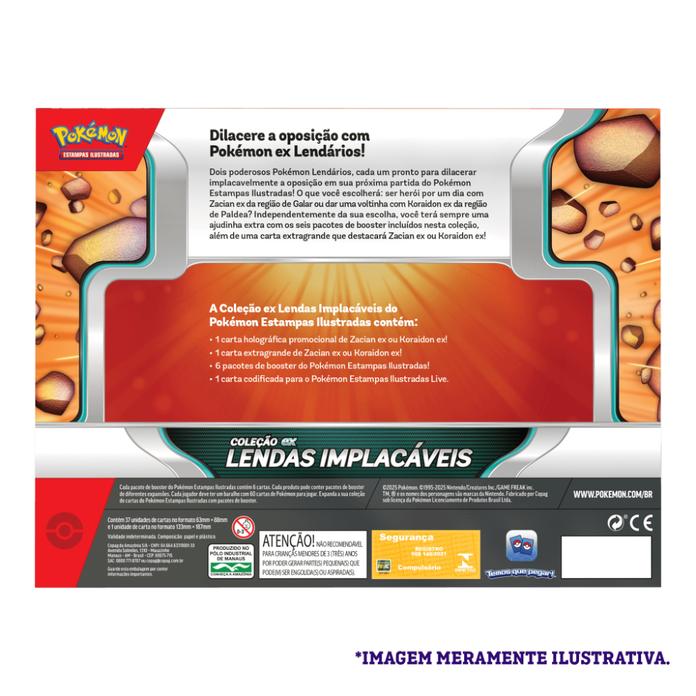 Kit Box Coleção Ex Lendas Implacáveis