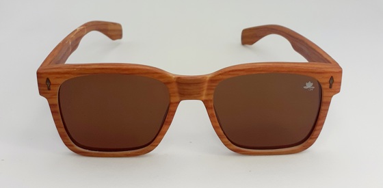 Óculos Carlos - bambú escuro