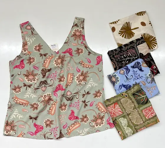 0041-REGATA EM VISCOLINHO ESTAMPADO