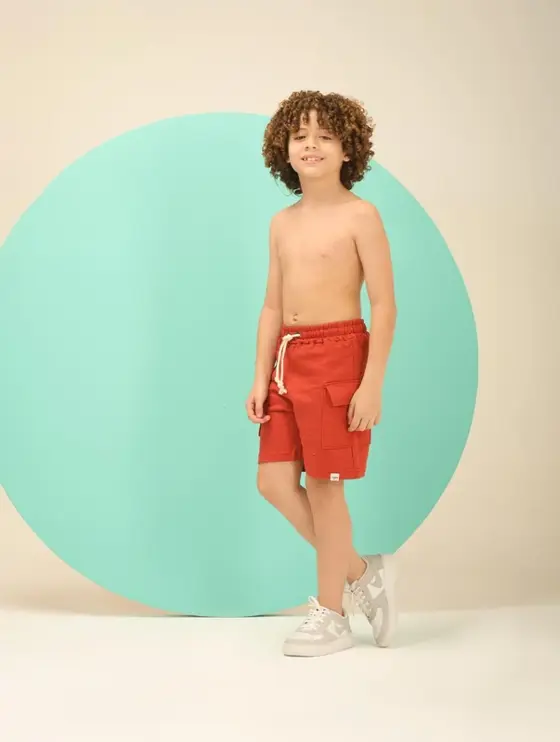 Bermuda Moletom Infanto-juvenil Masculino