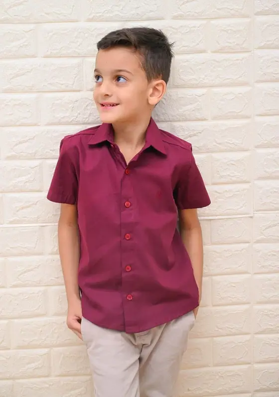 Imagem de destaque 4 de Blusa Manga Curta Lisa de Tecido