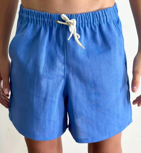 Imagem de destaque 3 de Bermuda Em Linho Infanto-juvenil Masculino