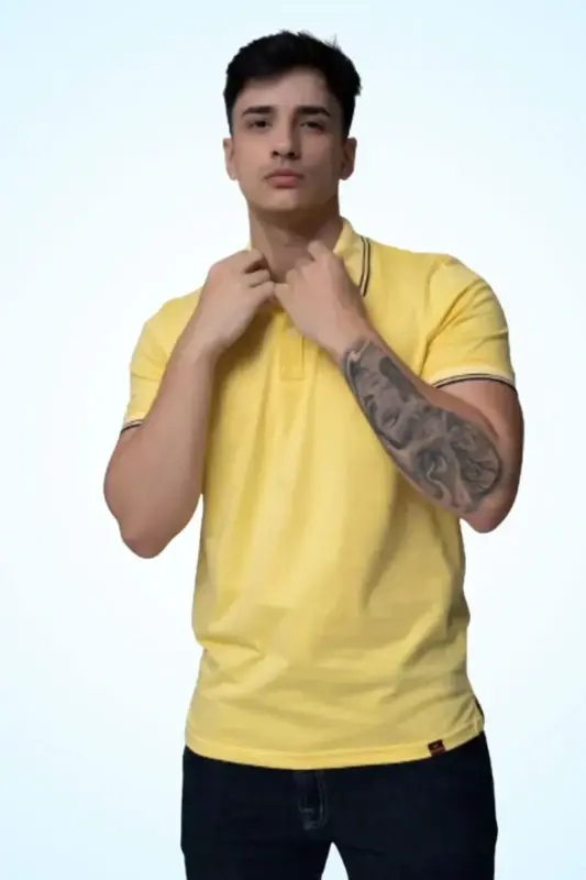 Imagem de destaque 5 de Camisa Gola Polo Adulto Tecido Em Algodão 100% Premium