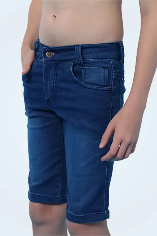 Imagem de destaque 5 de Bermuda Jeans Infantil E Juvenil Masculino Tradicional