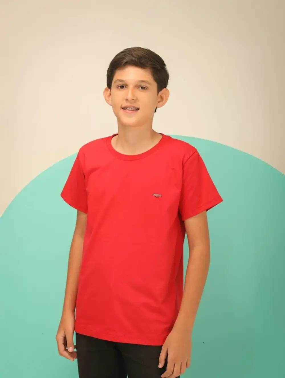 Imagem de destaque 3 de Camisa Básica Com Plaquinha juvenil Em Malha