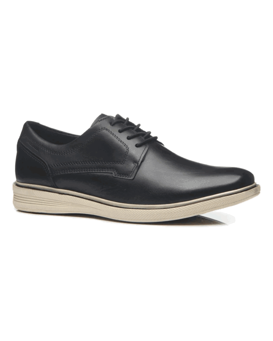 Sapato social  Pegada masculino em Couro 126101 Preto