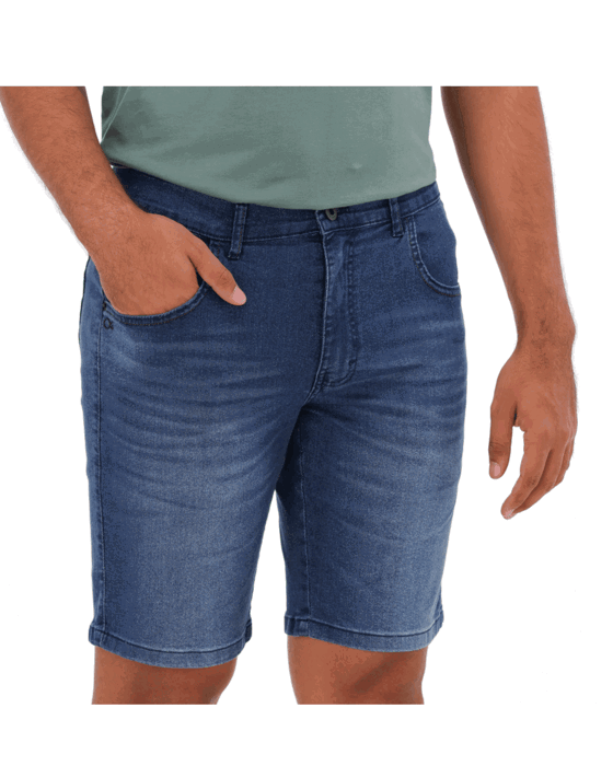 Bermuda masculina concept jeans Ogochi original Jeans médio