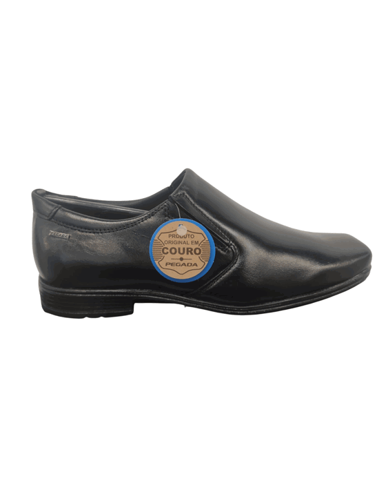 Sapato Social Pegada Masculino em Couro 122330-01 Preto