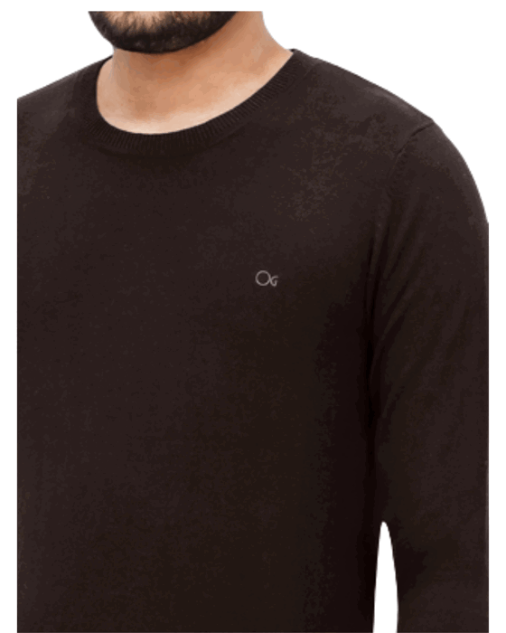 Suéter tricot masculino slim essencial Ogochi