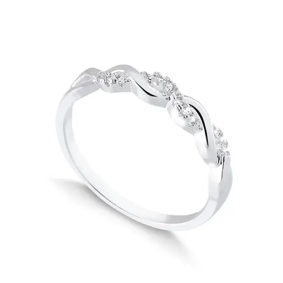 ANEL TRANÇADO CRAVEJADO - TAM. 20