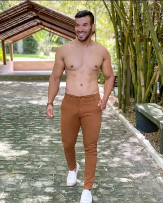 Calça Brim esporte fino alfaiataria