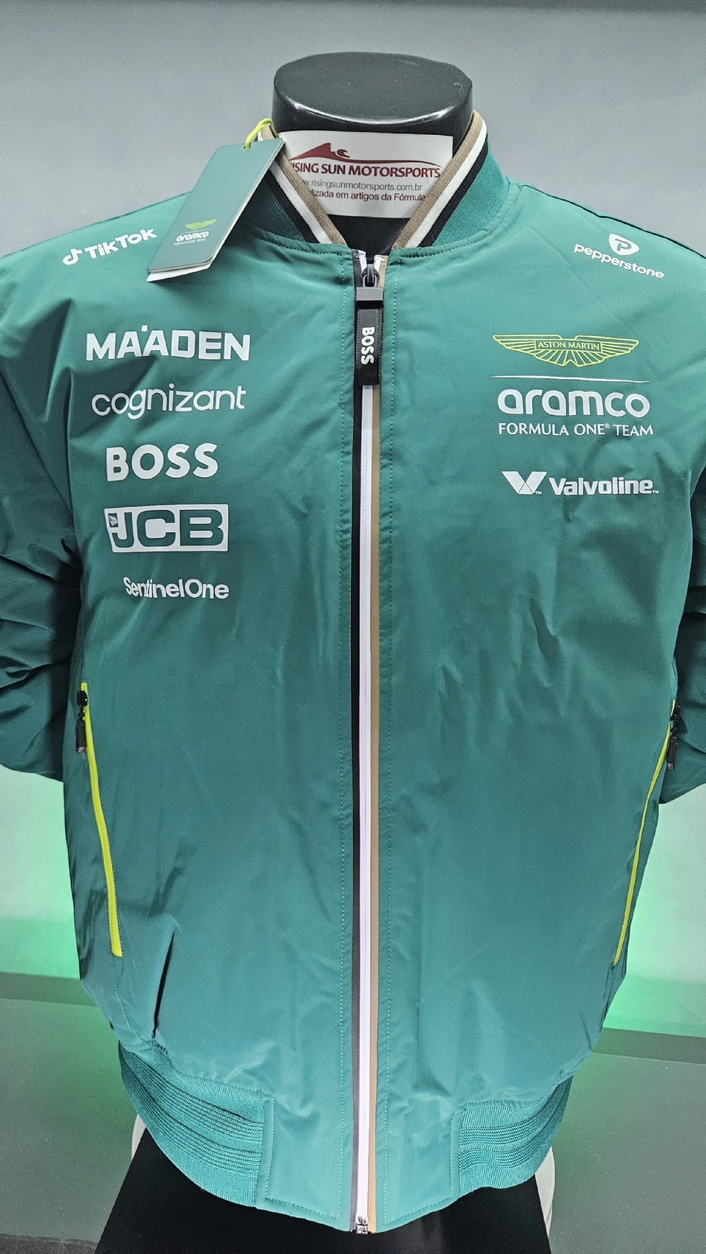 Nova Jaqueta Bomber Aston Martin Formula One Team 2025