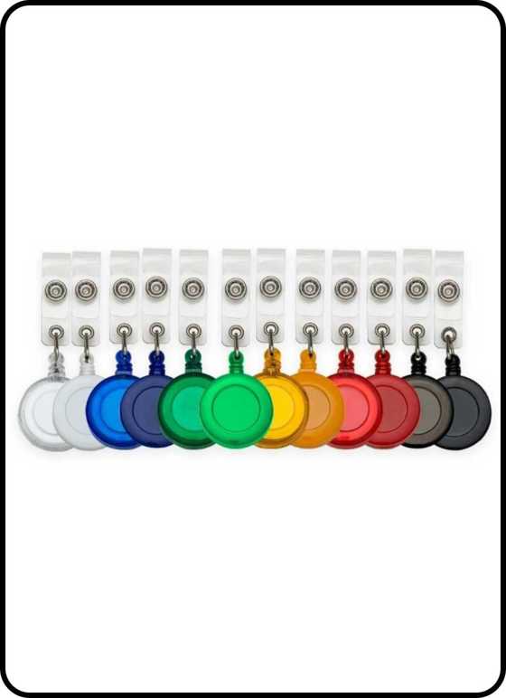 Roller Clipes para Crachá (10 unidades)