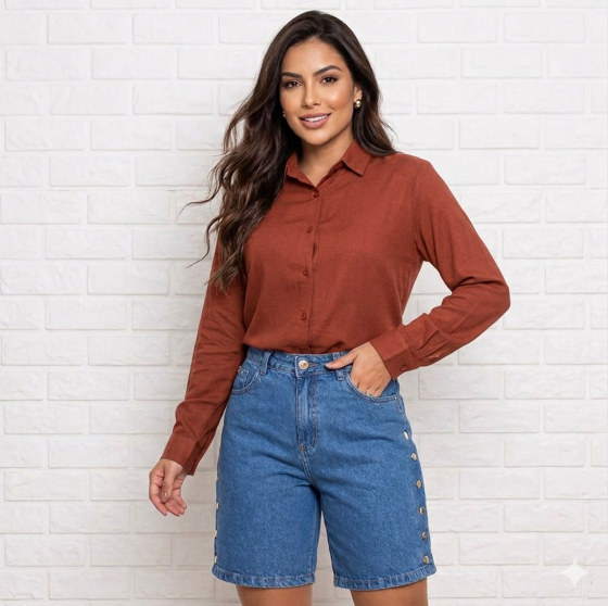 Camisa manga comprida 